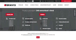 Desktop Screenshot of bravis.cz